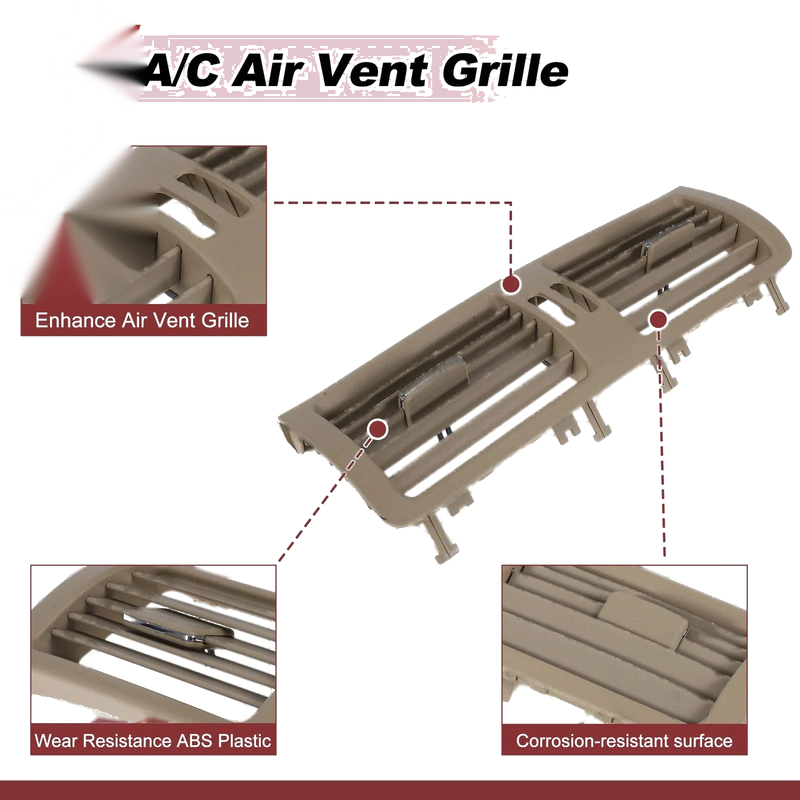 Mercedes-Benz Front Center Console Air Outlet Vent Grille ( Specified)