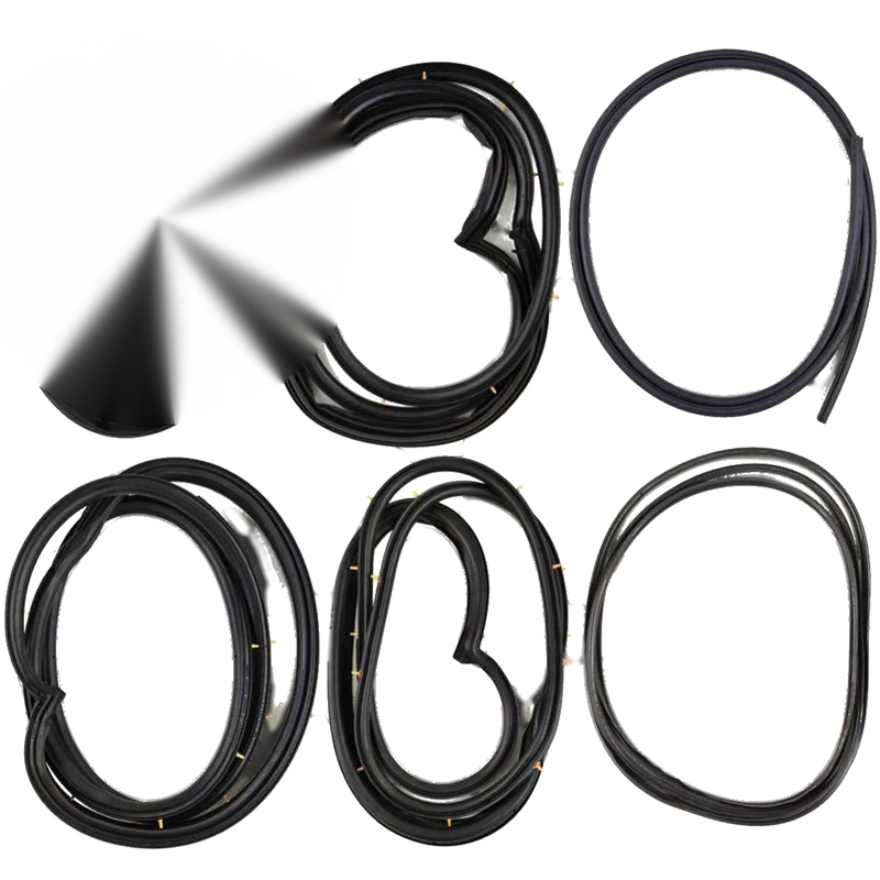 Windshield Door Rubber Seal Set 6 Fits Toyota Corolla AE110 AE111 4D SED 1995-02