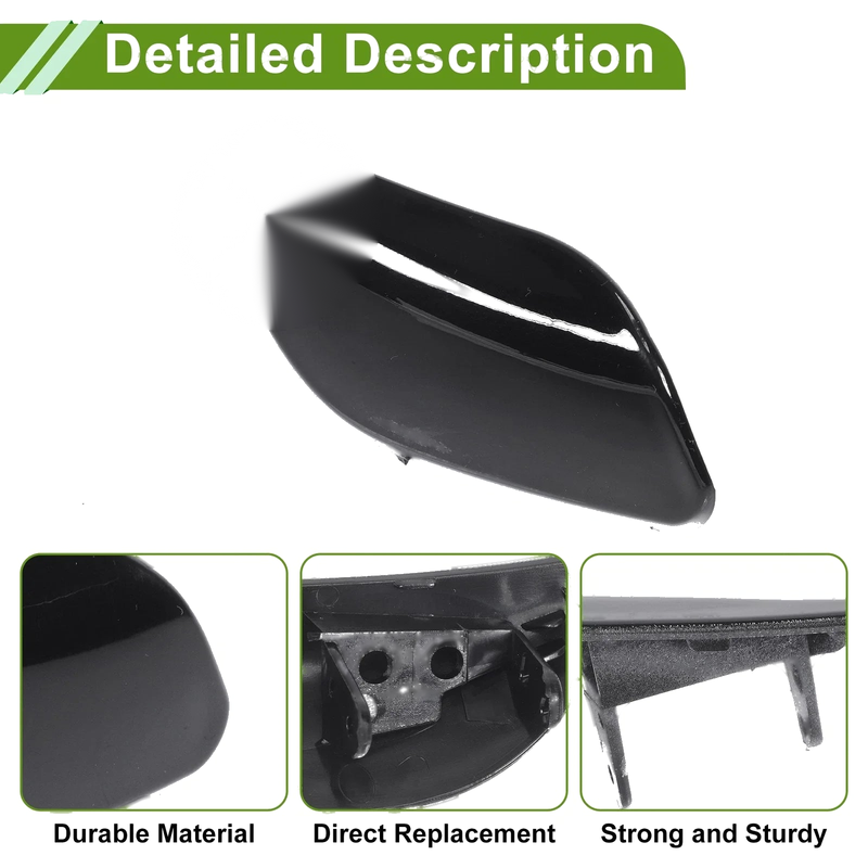 Porsche Cayenne 2008-2010 Washer Nozzle Cover (2 x Black Caps)