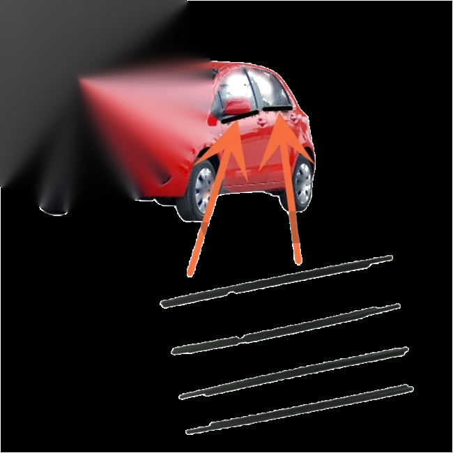 Toyota Yaris Hatchback 4-Piece Outside Window Rubber Seals (2006-2013)
