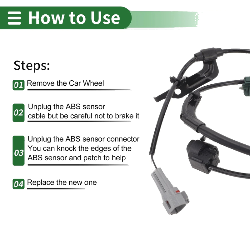 Lexus GX460 Front Left ABS Wheel Speed Sensor (2010-2020)