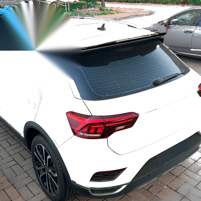 VW T-ROC Gloss Black Rear Boot Spoiler Lip (2017-2024)