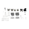 Harley Touring Electra Glide Tour Trunk Latches & Hinges Lock (1988-2013)