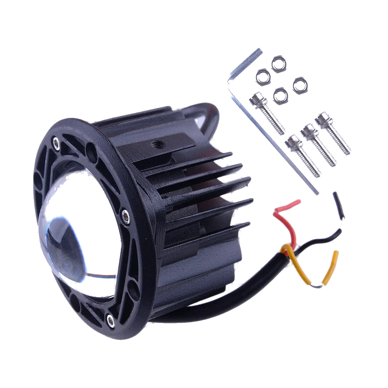SUV ATV Offroad 3" Flush Mount Round LED Work Light Pods