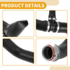 Mercedes-Benz R350 3.5L 2006-2011 Radiator Hose (2 x Rubber Black)