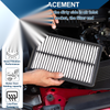 MERCEDES-BENZ C320 3.0L (2000-2015) - 2 Pcs Car Engine Air Filter