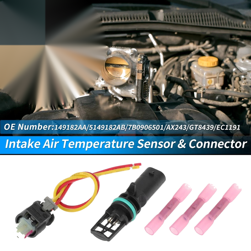 Chrysler Jeep Intake Air Temperature Sensor Connector Kit (No. 5149182AB)