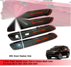 Isuzu MU-X 2021-2024 Door Catch Handle Cover (2 x Carbon Black)