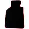 BMW 7 Series E38 with Red Trim Black Floor Mats (1994-2001)