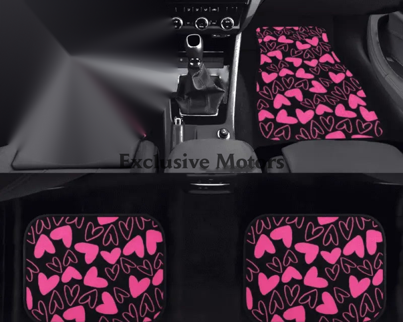 Custom Love Hearts Floor Mats