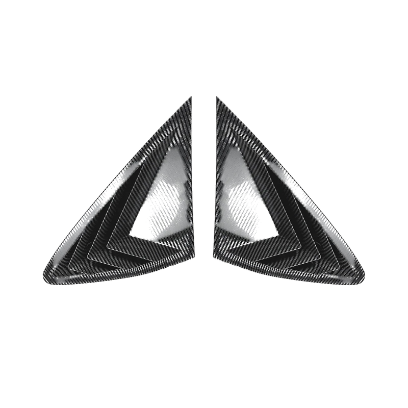 Benz GLC C253 2 x Carbon Look Rear Side Window Louvers (2016-2022)