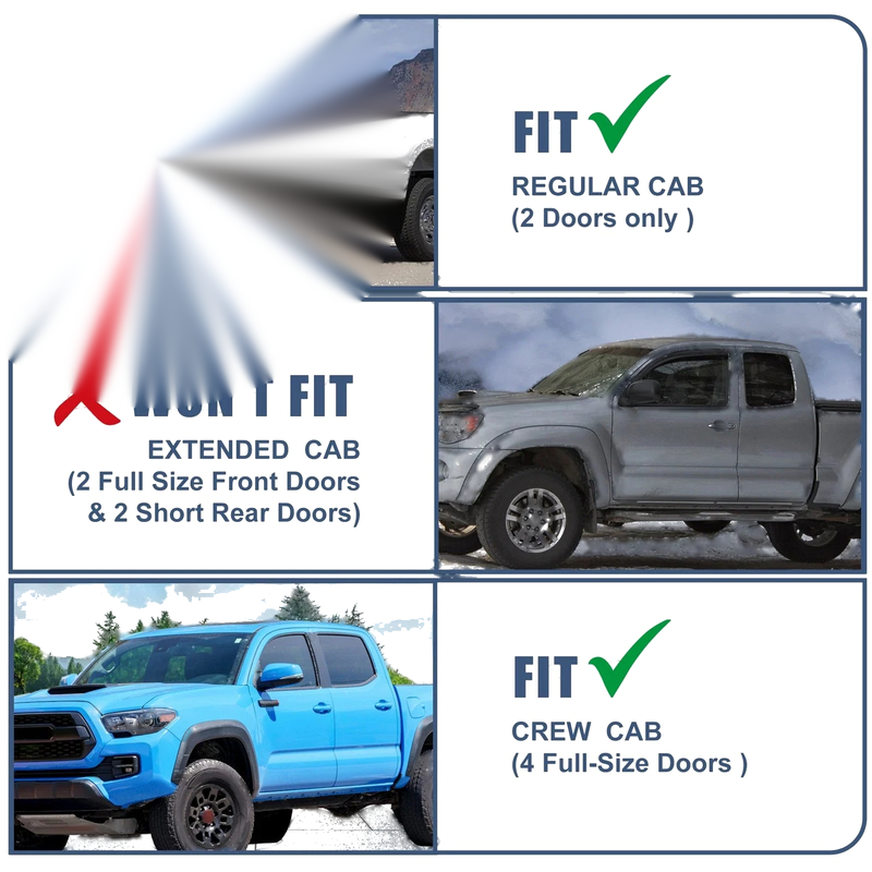 Ford F250 F350 F450 Left Right Pillar Decorative Covers (2008-2016)