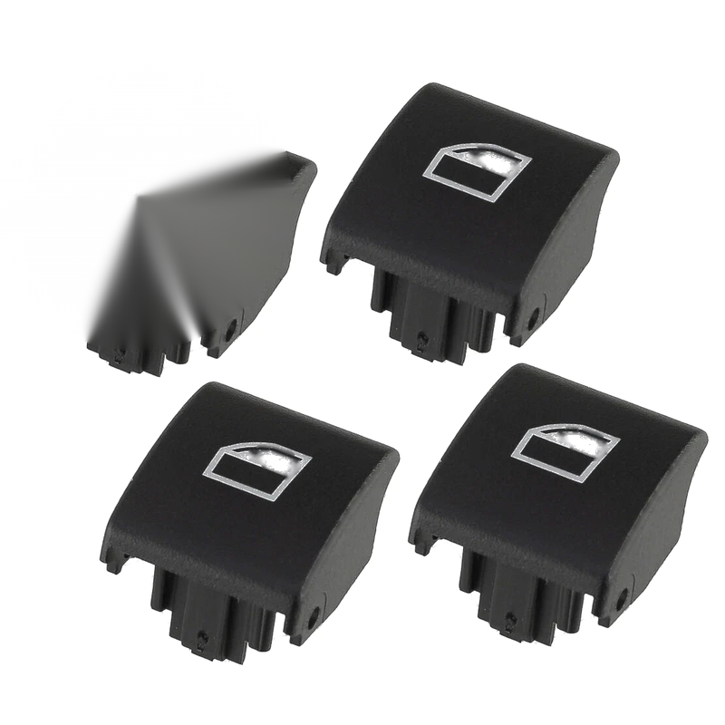 BMW 3 Series E46 E90 M3 X5 E53 X3 E83 4 x Window Switch Button Caps