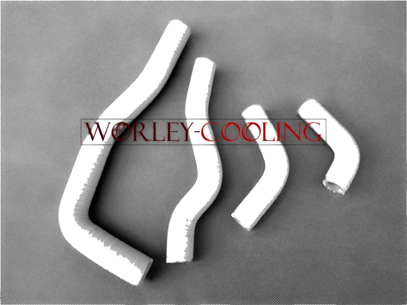 Honda CRF450X White Silicone Radiator Hose Kit (2005-2016)