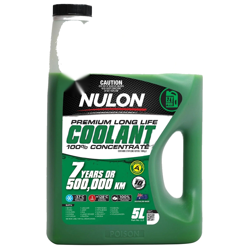 5L Nulon Green Premium Long Life Coolant 100% Concentrate