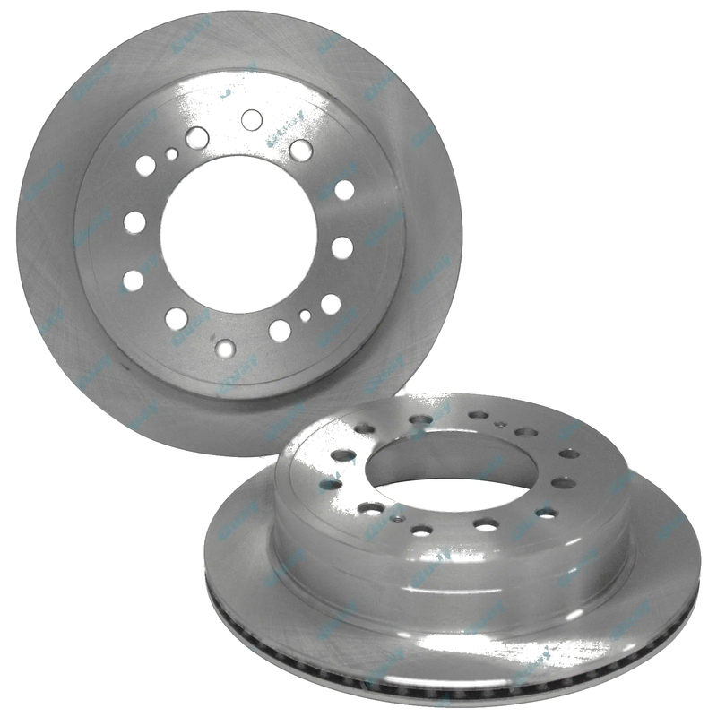 Toyota Landcruiser Prado RZJ120 RZJ125 2002-2004 2 Rear Disc Brake Rotors