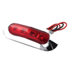 Truck Trailer Pickup 12V 24V 4 x LED Side Clearance Marker Light Red