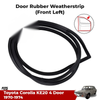 Door Glass Seals Rubber Strips LH Front Fits Toyota Corolla KE20 4-Door 1970-74