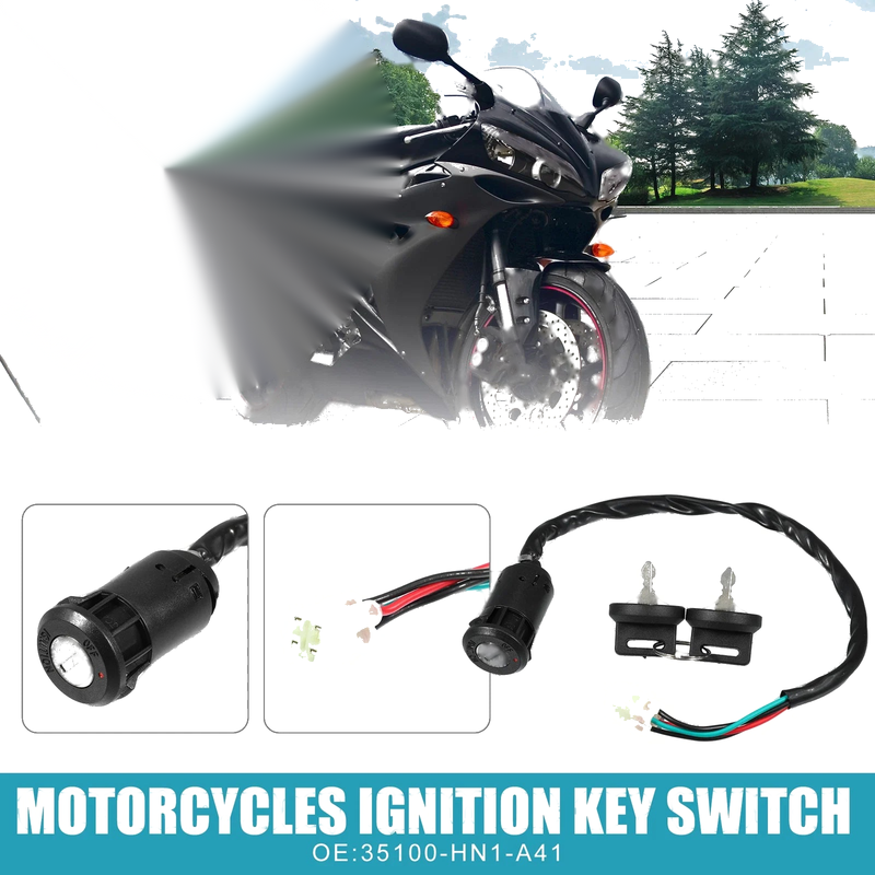 Honda 400EX Motorcycle Ignition Key Switch (2005-2008)