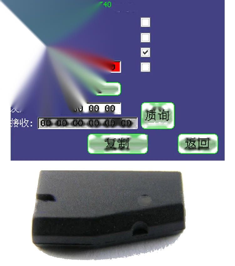 Mitsubishi ID61 Program Chip 61 Ceramic Key Chips Fit