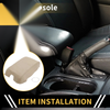 Ford F-150 Microfiber Leather Beige Center Console Armrest Cover
