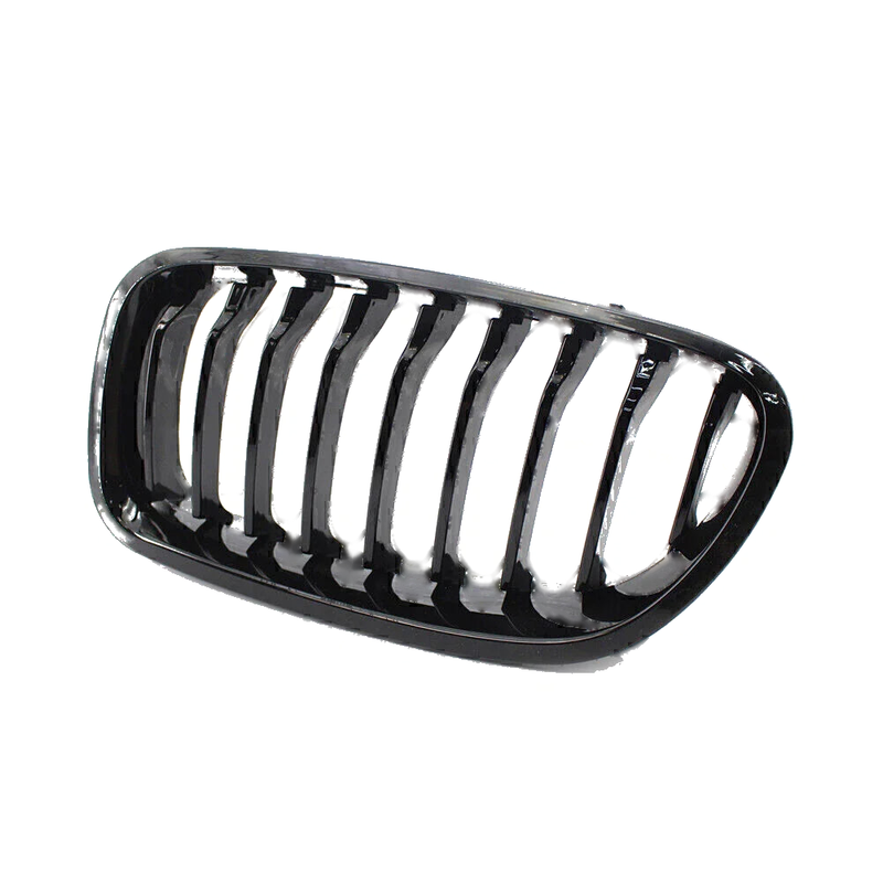 BMW F10 F11 M5 Sedan Gloss Black Front Kidney Grille Cover (2010-2016)