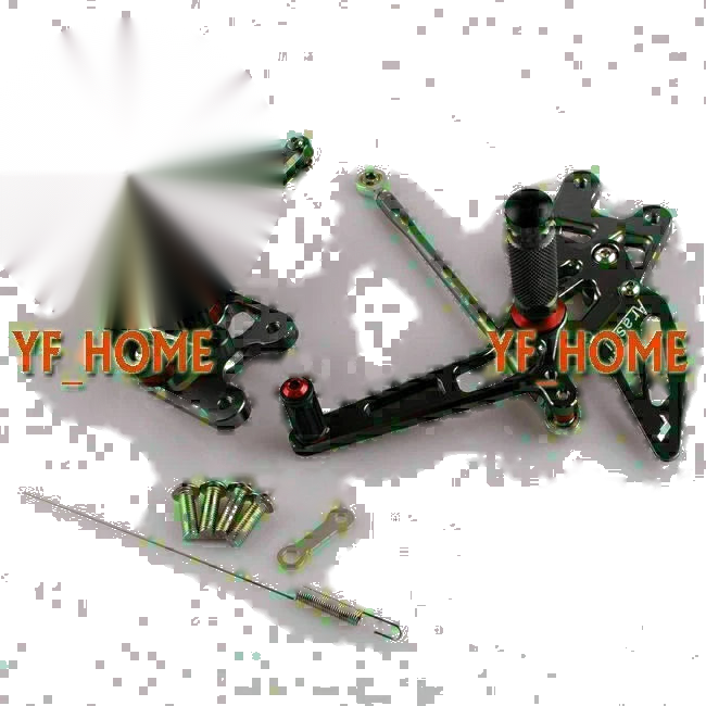 Suzuki GSXR1000 (2007-2008) - CNC Grey Rearset Foot Pegs