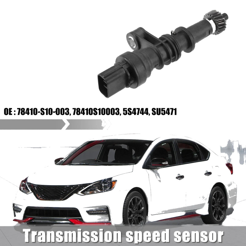 Honda (78410-S10-003) 3 Pins Plastic Metal Black Transmission Speed Sensor