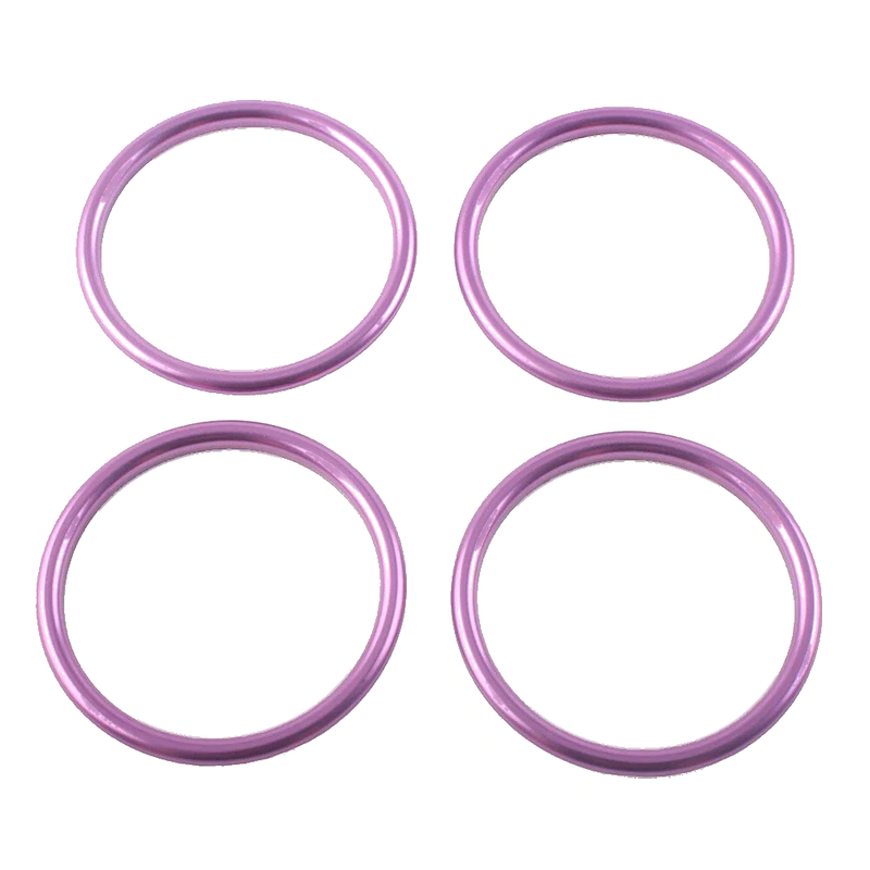 Audi A1 S1 8X (2010-2018) Purple 4 x Air Condition Vent Outlet Trim