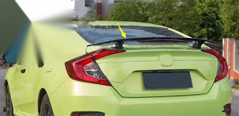 Nissan Altima Sedan Glossy Black Rear Spoiler Universal (Year-Year)