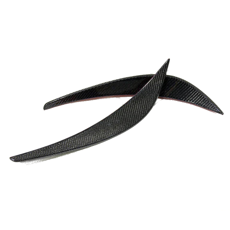 Audi R8 2008-2015 Real Carbon Fiber Side Canards Splitter Spoiler Trim fit