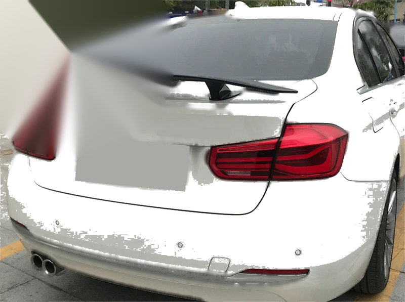 BMW 3 Series G20 Sedan Unpainted with Light Universal Spoiler Wing (2019-2024)