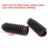 BMW R nine T Racer Pure Front Dust Rubber Fork Slider Covers (2014-2020)