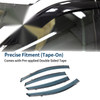 Hyundai Accent Sedan 2012-2017 Side Vent Visors Car Window Deflectors