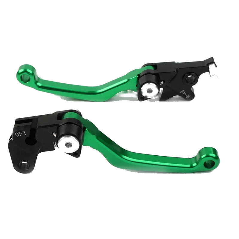 Suzuki DRZ400S / SM / E CNC Green Pivot Clutch Brake Levers (2000-2022)
