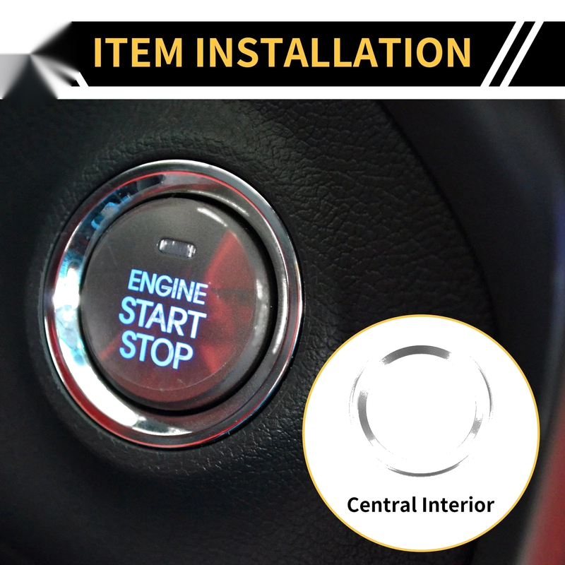 Ford Maverick Engine Start Stop Button Knob Cover Ring (2022)