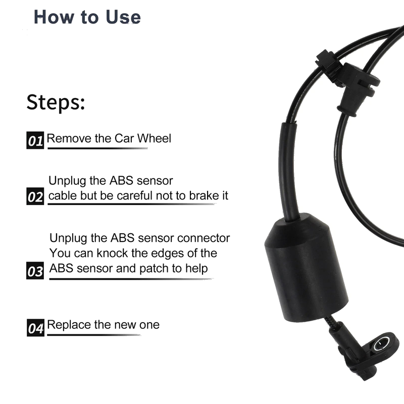 Honda Fit City Rear Left ABS Wheel Speed Sensor (2006-2014)