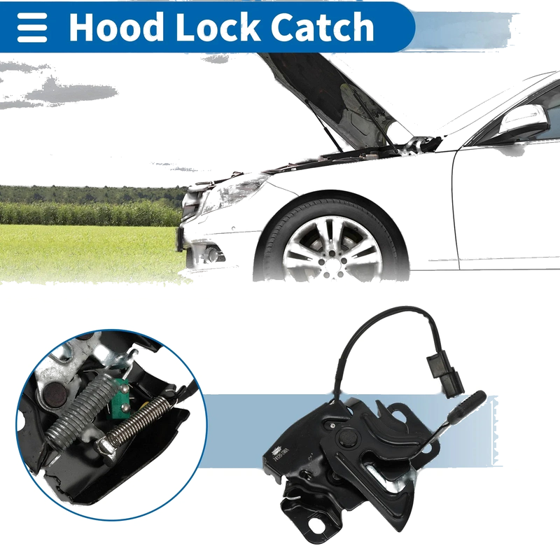 Honda CR-V (2007-2009) - 1 x Quality Replacement Hood Latch Assembly