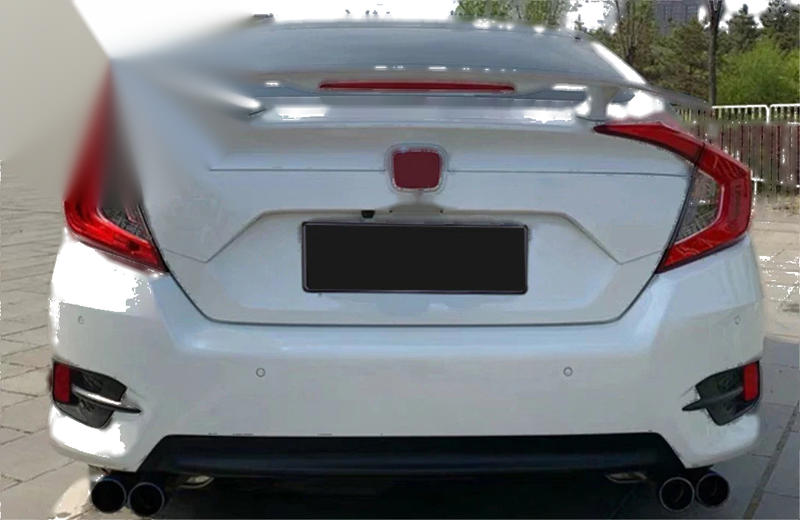 Toyota Corolla Sedan Universal Rear Spoiler with Light (Year-Year)