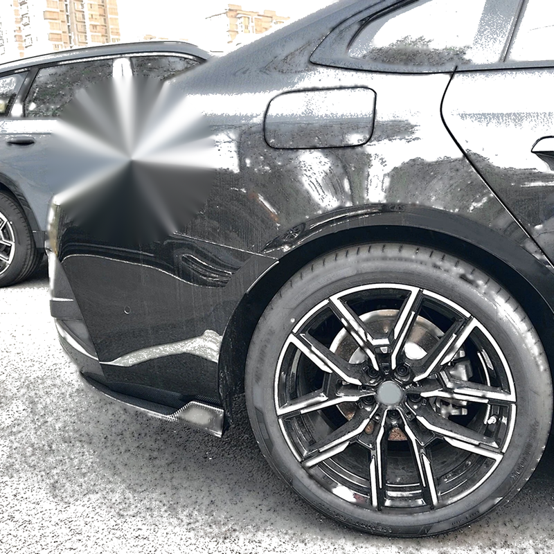 BMW G22 G23 G26 2 x Carbon Fiber Look Rear Side Corner Covers (20-24)