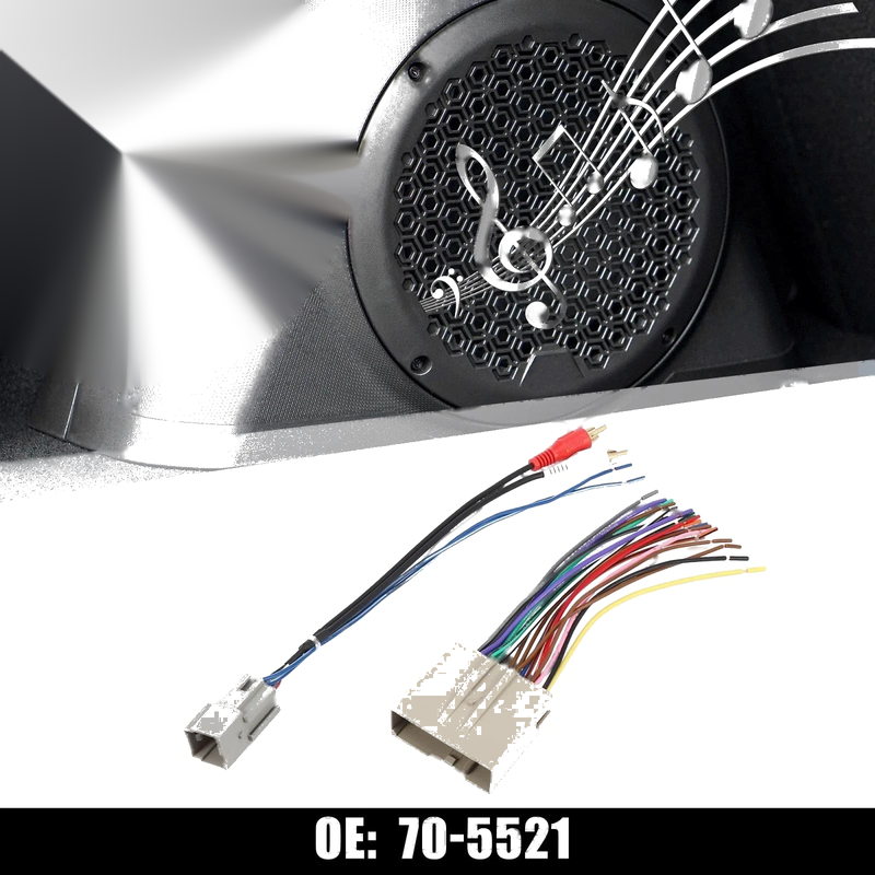 Ford Focus Car Stereo CD Player Wiring Harness Radio Adapter Set (2000-2007)