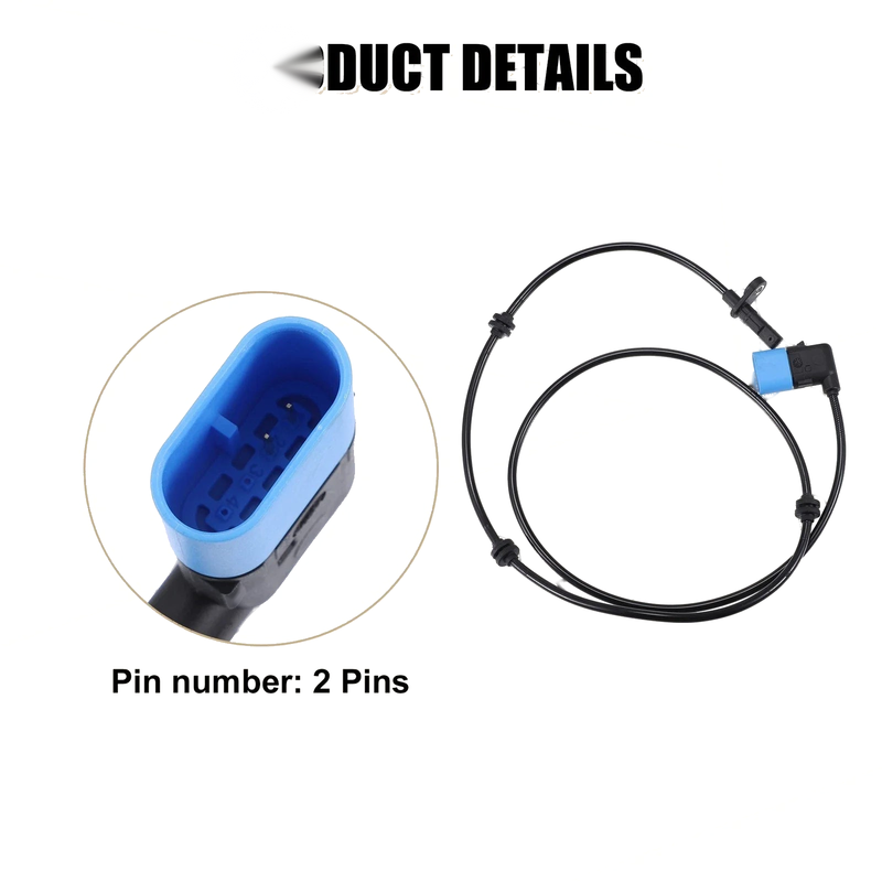 Mercedes-Benz Rear Left Right ABS Wheel Speed Sensors (2003-2010)