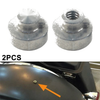 Harley Davidson 2 x Rear Fender Passenger Seat Bolt Tab Screw Nut Cover