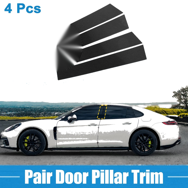 Porsche Panamera 4Pcs Windshield B Pillar Trim (2009-2016)