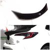 Toyota Corolla Hatchback 5DR Glossy Black Rear Mid Spoiler Wing (2019-2024)