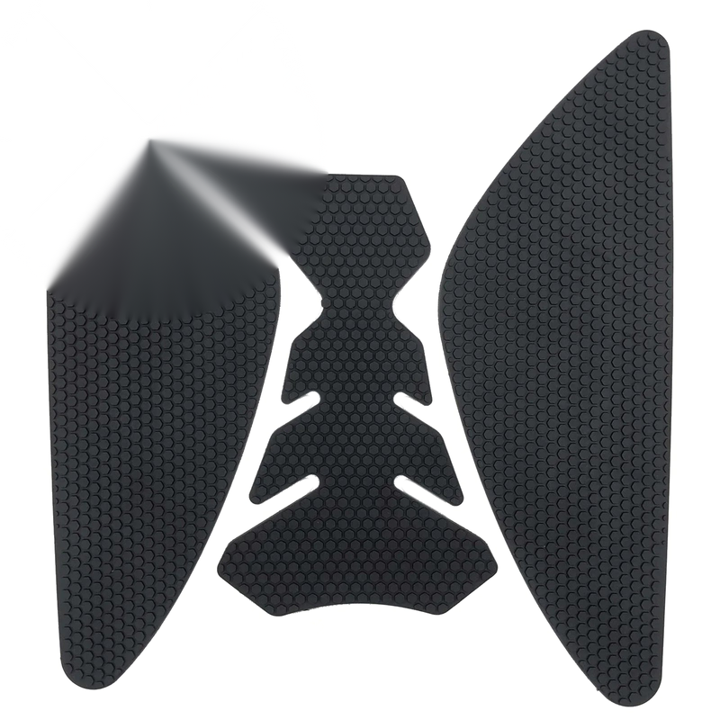KAWASAKI Z650RS 3 x Black Gas Tank Traction Grip Side Pad Covers (2021-2023)
