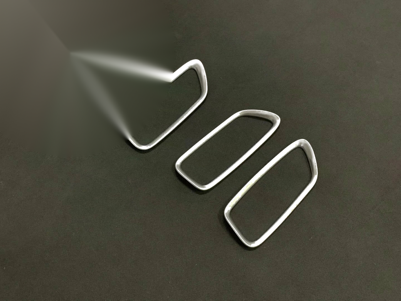 Toyota Corolla Hatchback Interior Door Handle Silver Cover Trim (2019-2023)