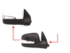 Isuzu DMax D-Max RH Side View Mirror LED (2008-2011)