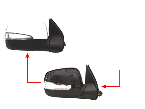 Isuzu DMax D-Max RH Side View Mirror LED (2008-2011)