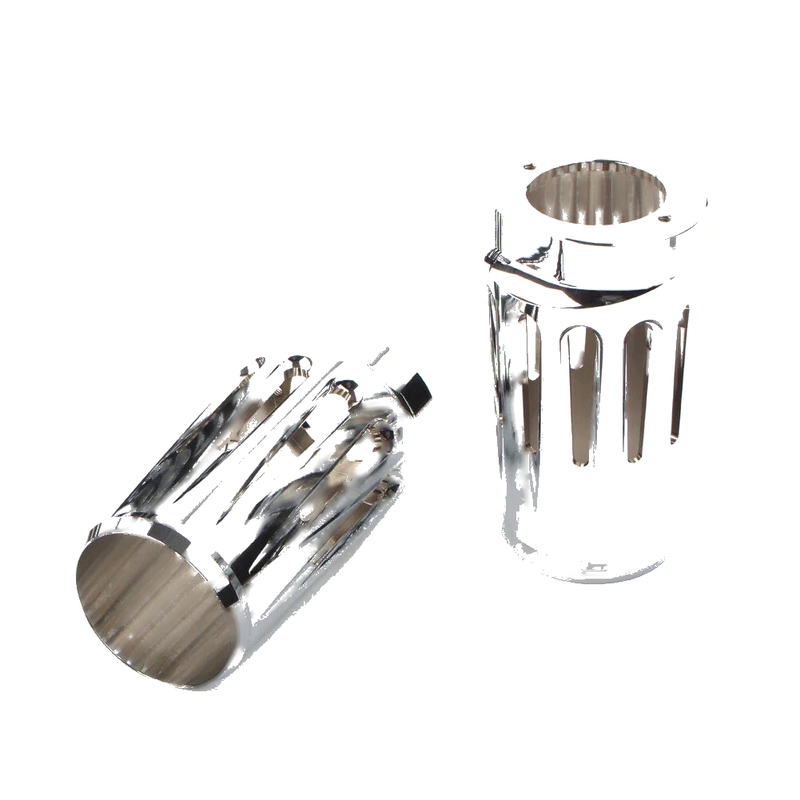 Harley Touring Glide Trike Chrome Fork Boot Slider Cover (1986-2013)